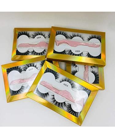 Desikixudy 3 Pairs 3D Lashes Natural False Eyelashes Dramatic Fluffy Soft Wispy Volume Reusable Eyelash 306 - Buy Online on SooperMarket.com