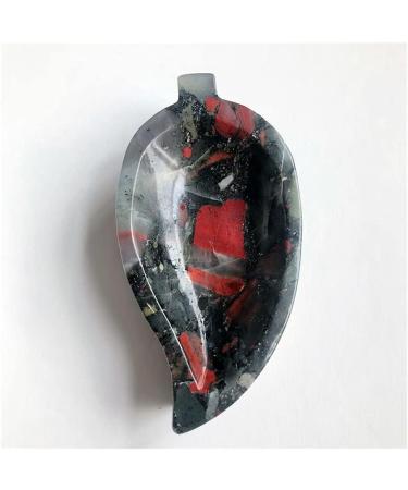 Balance Natural Blood Stone Crystal Bowl Carved Heart Rough Stone Ashtray Gemstone Moon Dish Home Decor Lucky Stone Raw stones and minerals PEIQIYIN - Buy Online on SooperMarket.com