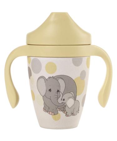 Precious Moments 201447 Love You Tons Bamboo/Silicone/Plastic Sippy Cup Baby Mealtime  One Size (Pack of 1)  Multicolored