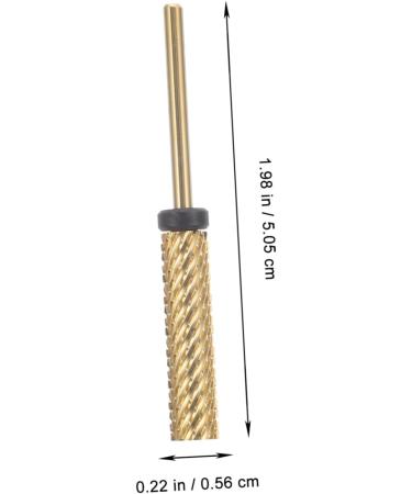minkissy Drills Cuticle Drill Bits Manicure Supplies Acrylic Drill Bits Nail Tungsten Steel Accessories 0.56x0.56x5.05cm As Shown2 - Buy Online on SooperMarket.com