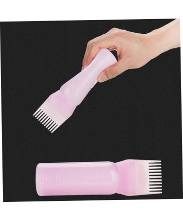 Hair Coloring Applicator Wurzel Kamm | 120ml Pink Dye Comb & Brushes - Perfect for Easy Application - Buy Online on SooperMarket.com
