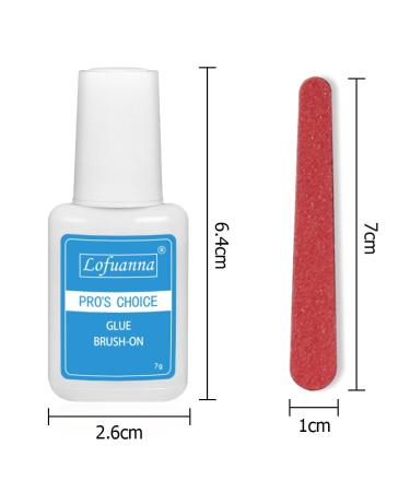 Professional Nail Glue for Acrylic Nails - Long Lasting & Quick-Drying 7ml - Buy Online on SooperMarket.com