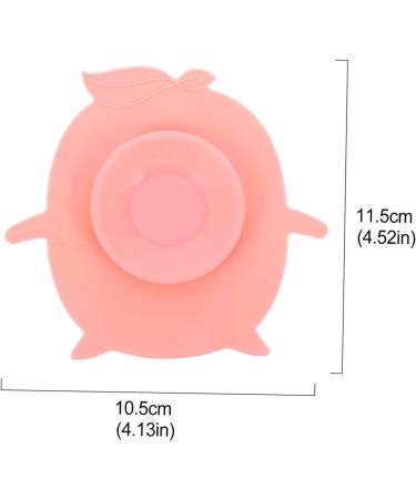 Hohopeti Suction Cup Mat - Kids Placemat for Toddlers and Babies - Pink 11.5X10.5cm - Buy Online on SooperMarket.com