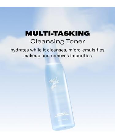 Then I Met You Living Sea Cleansing Tonic - Vegan Face Toner & Makeup Remover with Deep Sea Water Papaya Enzymes & Licorice Root - 6.08 oz | Clean Skincare - Buy Online on SooperMarket.com