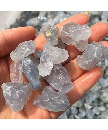 raw Minerals Crystals Natural Sky Blue Celestite Rough Gemstone 100g FUZEGRDLI - Buy Online on SooperMarket.com