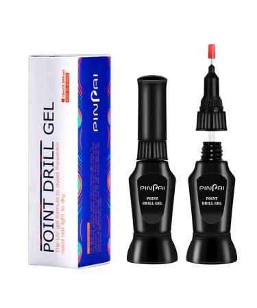 Ofanyia 1Pc Nail Art Rhinestone Glue Drill Gel Adhesive Gem Jewelry Diamond Polish UV Gel Glue Nail Art Glue