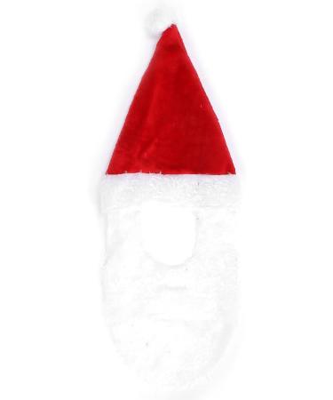 Mustaches Fake Mustache Adjustable Simulation White Fake Moustache Santa Claus Beard Costume Cosplay for Halloween - Buy Online on SooperMarket.com