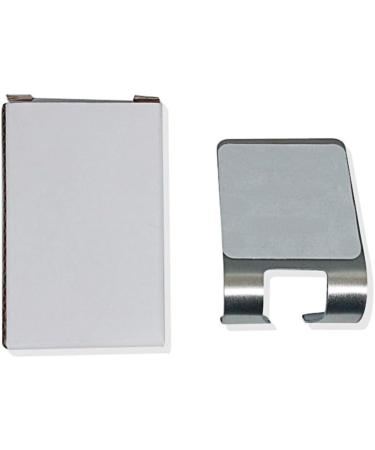 Razor Holder Hook - 2 Pack Self-Adhesive Stainless Steel Waterproof Bathroom Hooks | Multi-Purpose No-Drill Towel Hooks (Silver) - Buy Online on SooperMarket.com