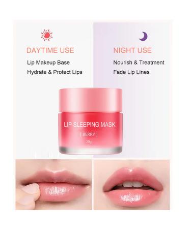 Hydrating Lip Mask & Scrub Set for Dry, Cracked Lips - Nourishing Exfoliator and Long-Lasting Balm - Buy Online on SooperMarket.com
