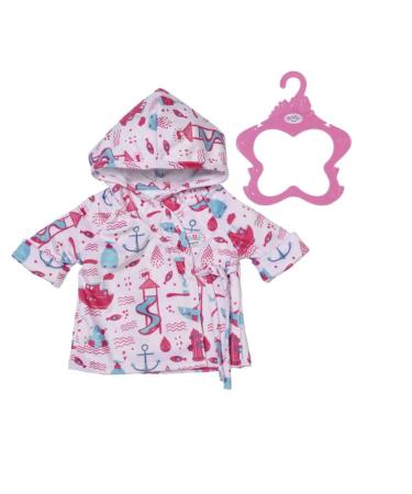 abgee 515 830642 EA Baby Born Bath Bathrobe red