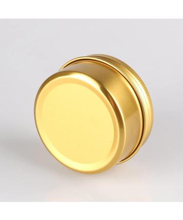 Zeoabsy 10 Pieces 80ml Gold Aluminum Empty Jars - Durable Stylish Containers for All Your Needs | Buy Internationally - Buy Online on SooperMarket.com