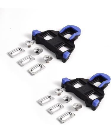 Blue CNC Road Bike Cleats for Shimano SPD-SL - SM-SH10/11/12 | 2 Float - Buy Online on SooperMarket.com