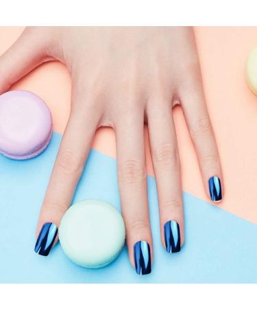 Peowuieu 16 Glasses Chrome Nail Powder Metallic Nail Art Powder Effect Manicure Pigment with 16 Pieces Eyeshadow Sticks - Buy Online on SooperMarket.com