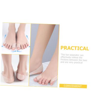 Big Toe Splitter & Bunion Corrector Set - 8 Pcs Elasto Gel Toe Stretchers for Men | Elastic Toe Strap Foot Care Tools | Supple Toe Dividing Cover | Transparentx2pcs, 23.5x2.3cmx2pcs - Buy Online on SooperMarket.com