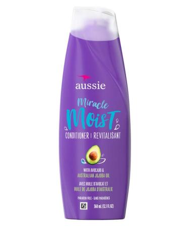 Aussie Miracle Moist Conditioner Avocado & Australian Jojoba Oil 12.1 fl oz (360 ml)