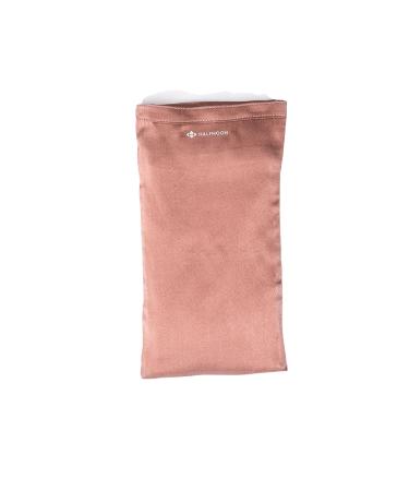 Halfmoon Silk Eye Pillow Lavender  Rose Clay