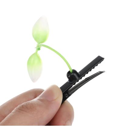 Angoily Bean Sprout Hair Clips 50 Pcs - Cute Green Plant Hair Accessories for Kids DIY - Perfect for School, Home, Party - Buy Online on SooperMarket.com