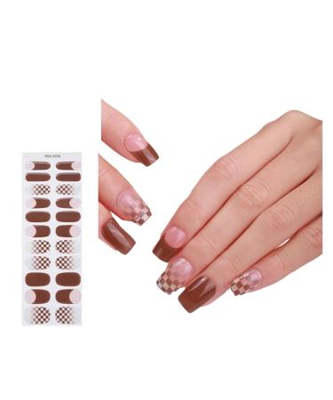 Ruarby Press on Nails for Women Long Coffin Stick on Nails with 3D Butterfly Flower Rhinestones False Nails for Women