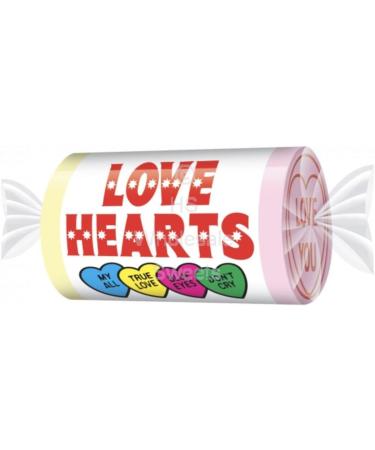 Swizzels Love Heart Sweets Mini Roll - 100 x Packs Fruit Flavour Fizzy Sweets - Wedding Favour Sweets - Buy Online on SooperMarket.com