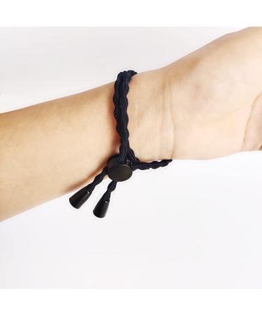 Adjustable Afro Puff Ponytail Ties for Natural Curly Hair Styles - 5PCS - Buy Online on SooperMarket.com