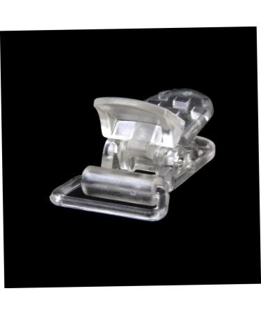 Banziaju Clear Plastic Clip Schnuller Holder | 10PCs Dummy Clips for Crafting Supplies & Tools | Durable Badge Clips for Long-lasting Use - Buy Online on SooperMarket.com