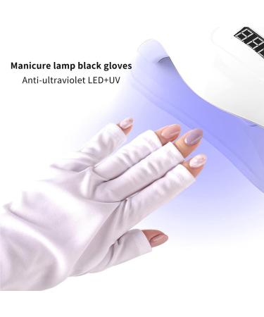 Dajidafu 1 Pair Manicure Protection Glove Hands Sun-proof Protector Baking Lamp Nail Art Gloves Household Professional Salon - Buy Online on SooperMarket.com
