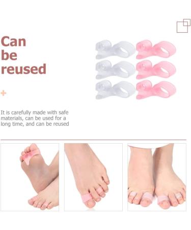 Pedicure Tools Set - 12pcs Toe Straighteners, Bunion Correctors, Toe Separators - Nail Art & Manicure Tools - 5.6x2cm - Buy Online on SooperMarket.com