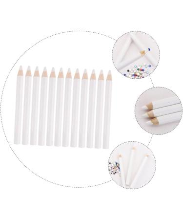 DOITOOL 60 Pcs Nail Point Drill Pencil Manicure Accessory Creative Manicure Pen Beads Crystal Diamond Pen Nail Art Picking Pen Nail Gem Jewelry Pen Gems Accessories Wood Rhinestones White - Buy Online on SooperMarket.com