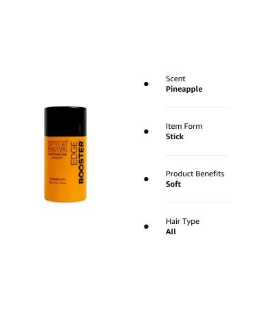 Style Factor Edge Booster Hair Pomade Stick Strong Hold 2.36 oz (PINEAPPLE) - Long-Lasting Edge Control Pomade - Buy Online on SooperMarket.com