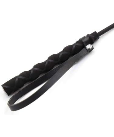 18-Piece Gold and Purple Riding Crop Set | Genuine Leather Jump Bat Top | Black Faux Handle - Buy Online on SooperMarket.com