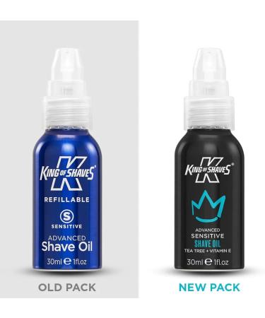 King of Shaves Advanced Sensitive Shaving Oil For Men With Handy Pump For A Close and Comfortable Shave Shave Oil For Men 2x30ml 30 ml (Pack of 2) - Buy Online on SooperMarket.com