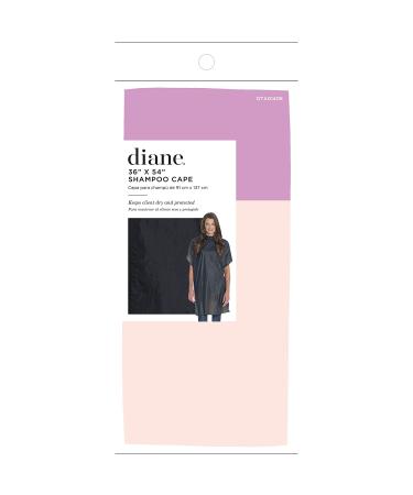 Diane Black Shampoo Cape - Easy-to-Use Salon Cape for Mess-Free Hair Washing - Buy Online on SooperMarket.com