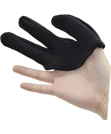 JECOMPRIS 1pc Hair Styling Tools Hair Curling Finger Cover Billiard Straightener Gloves Billiards Glove Flat Iron Styling Tools Heat Resistant Gloves Hair Curler Three Anti-scald Protector Black 11x10cm - Buy Online on SooperMarket.com