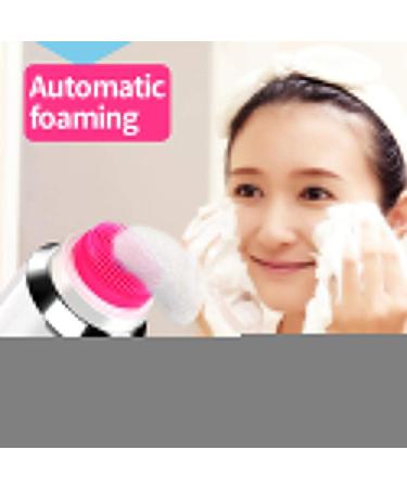 Electric Facial Body Cleaning Brush Electric Face Brush Wireless Charging Cleaning Brush Multi-Function Massager Blackhead Removal Acne Pore Cleaning Waterproof with 4 Replaceable Heads - Buy Online on SooperMarket.com