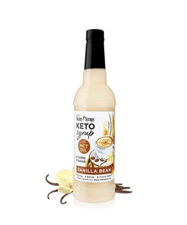 Jordan's Skinny Mixes Syrups - Sugar Free Vanilla Bean Keto Syrup with MCT Oil - No artificial Sweeteners, 25.4 Fl Oz (Pack of 1)