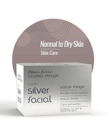 Aroma Magic Silver Facial Kit - 7 Steps Hydrating Skincare Set for Dry & Sensitive Skin | Multi-Use Facial Care for Radiant Glow - Buy Online on SooperMarket.com
