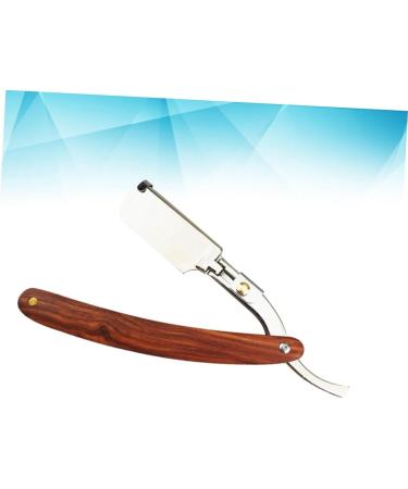 Angoily 2pcs Metal Manual Razor Set - Safe Shaving Razor for Men with Wooden Handle | International Shipping Available - Buy Online on SooperMarket.com