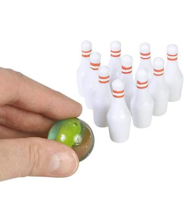 ArtCreativity Mini Bowling Game Set - Tabletop Bowling Set for Kids and Adults - 12 Sets with Pins, Marble Bowling Ball - Perfect Party Favors and Goodie Bag Fillers - Buy Online on SooperMarket.com