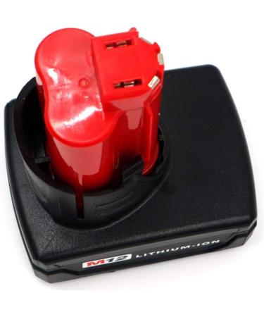 4000mAh MIL 12V Li-ion Battery for Milwaukee Tools - Compatible with M12 Models & Rechargeable 18650 Technology - Buy Online on SooperMarket.com