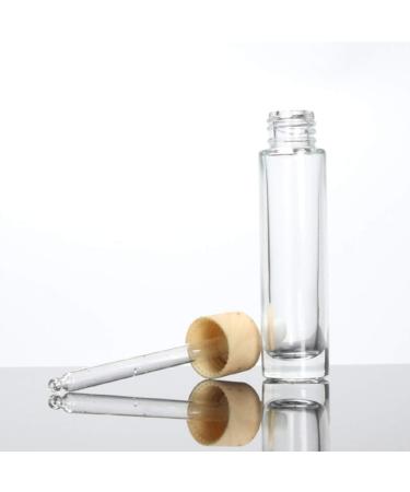Buy Milists 30ml Empty Drip Bottles - Clear Liquid Lotion & Cosmetic Sample Containers for Makeup & Eye Fluid - Perfect for Travel & Samples - Buy Online on SooperMarket.com