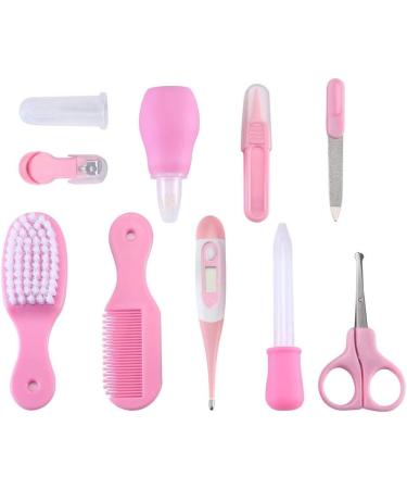 TEEROVA Baby Grooming Kit 10pcs - Newborn Nursery Health Care Set (Pink) - Buy Online on SooperMarket.com