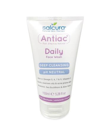 Salcura Natural Skin Therapy Antiac Daily Face Wash - Effective Acne Cleansing for Blemish-Prone Skin 150ml - Buy Online Internationally - Buy Online on SooperMarket.com