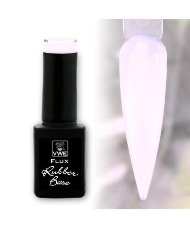 Flux Rubber Base - Light-curing gel base 12ml - milky white 08 milky white