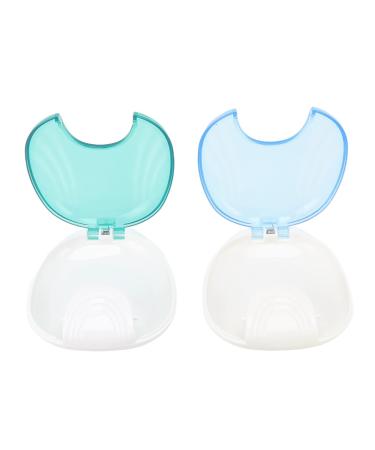 5pcs Slim Retainer Case - Portable Travel Prosthesis Storage with Snap Lock | Aligner Orthodontic Mouth Protection - Buy Online on SooperMarket.com