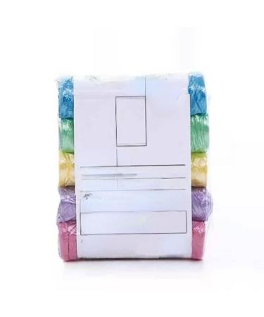 5 Rolls1pack100 Pcs Household Disposable Trash Pouch Kitchen Storage Garbage Bags Cleaning Waste Bag Plastic Bag Colormixing 45x50cm