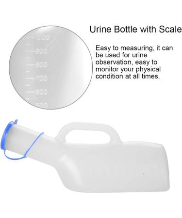 Movable Portable Urine Bottle Transparent Plastic Urine Collector for Kids with Handle Large Capacity for Men - Buy Online on SooperMarket.com
