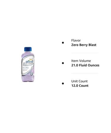 Electrolit Zero Berry Blast Hydration & Recovery Drink 21oz - 12 Pack - Buy Online on SooperMarket.com