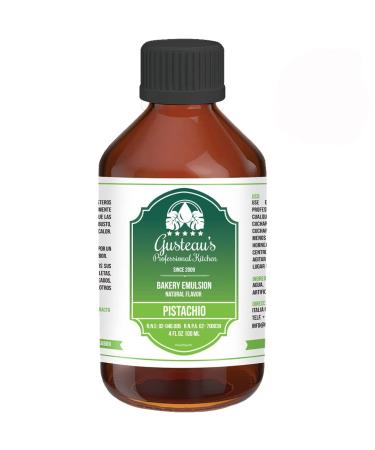 Gusteau's - Pistachio Flavor Bakery Emulsion, 4 fl oz (100ml) (Pistachio)