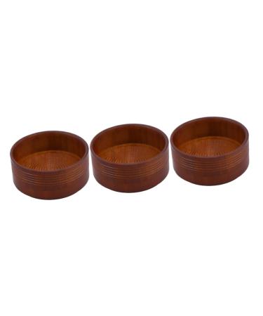 Angoily 3st soap for men razor mug shaving bowls made of wood bar beer soap bowl shaving soap tools shaving soap shell men soap shell man shave wooden shaving brushes as shown x 3 pieces mediumx3pcs
