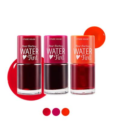 ETUDE Dear Darling Water Tint Cherry Ade (21AD) | Bright Lip Tint with Pomegranate & Grapefruit Extract - Buy Online on SooperMarket.com